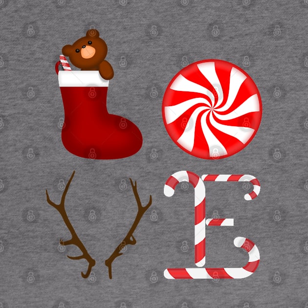 I Love Candy & Christmas by Sleazoid